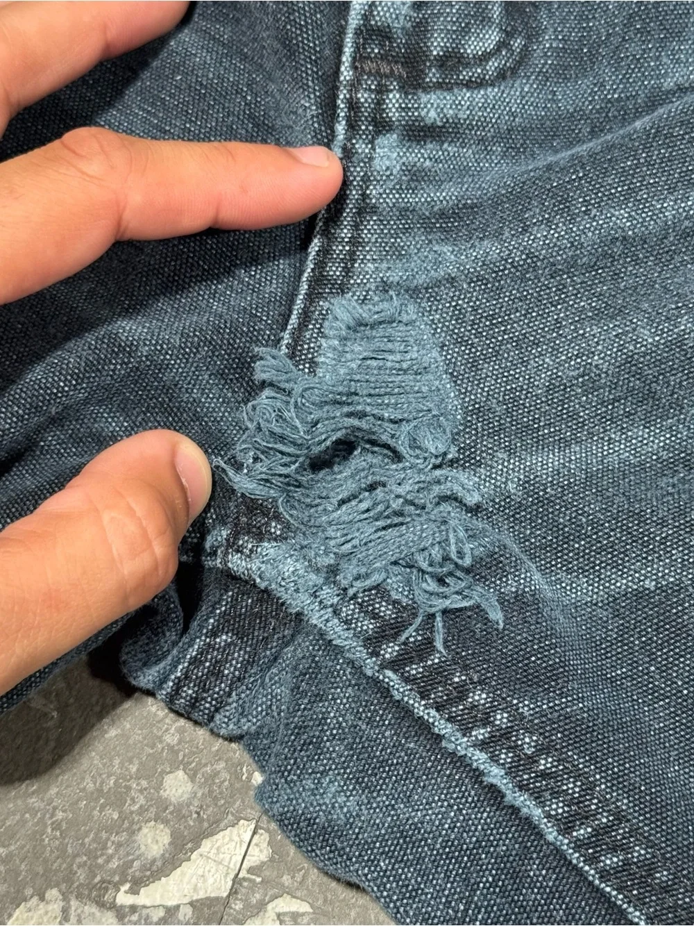 Vintage Carhartt B01 BLK Double Knee Carpenter Pants - 36x32 Distressed & Faded